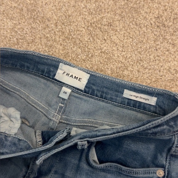 FRAME Le High Straight Jeans - Picture 2 of 3